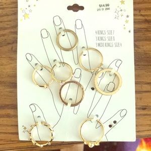NWT Gold rings many sizes